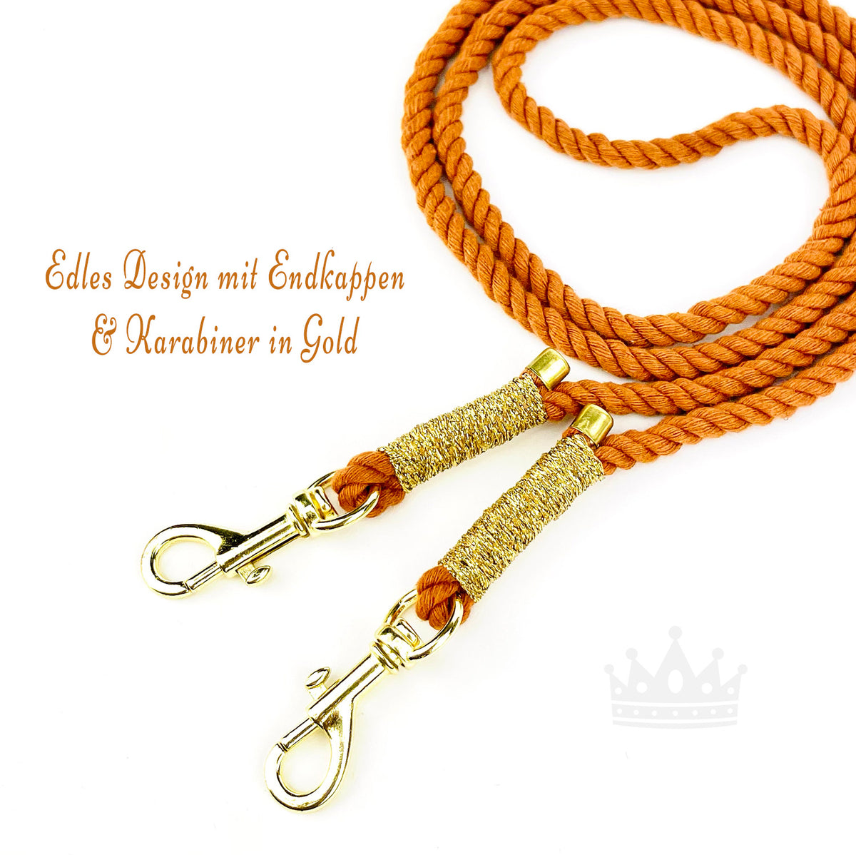 Handykette Fuchsbraun-Gold