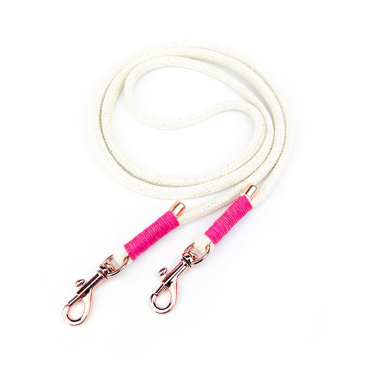 Handykette Weiß-Rosa