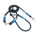 Oceanside Set mit Halsband und Hundeleine - Sanftes Tau in Mitternacht Blau mit Meeres Akzenten