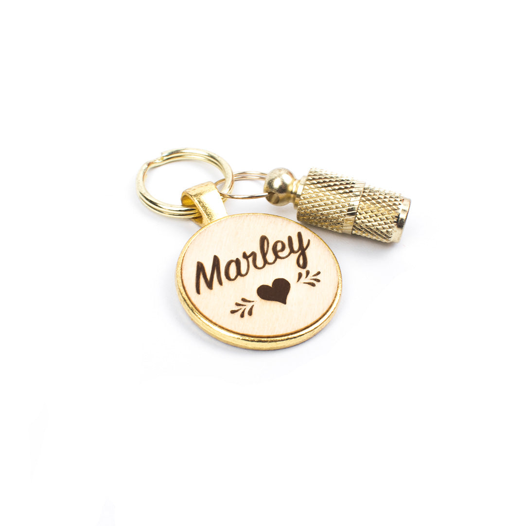 Stella Hundemarke mit Gravur - personalisiert mit Name deines Hundes, Telefonnummer, Adresse, Tasso auf der Rückseite